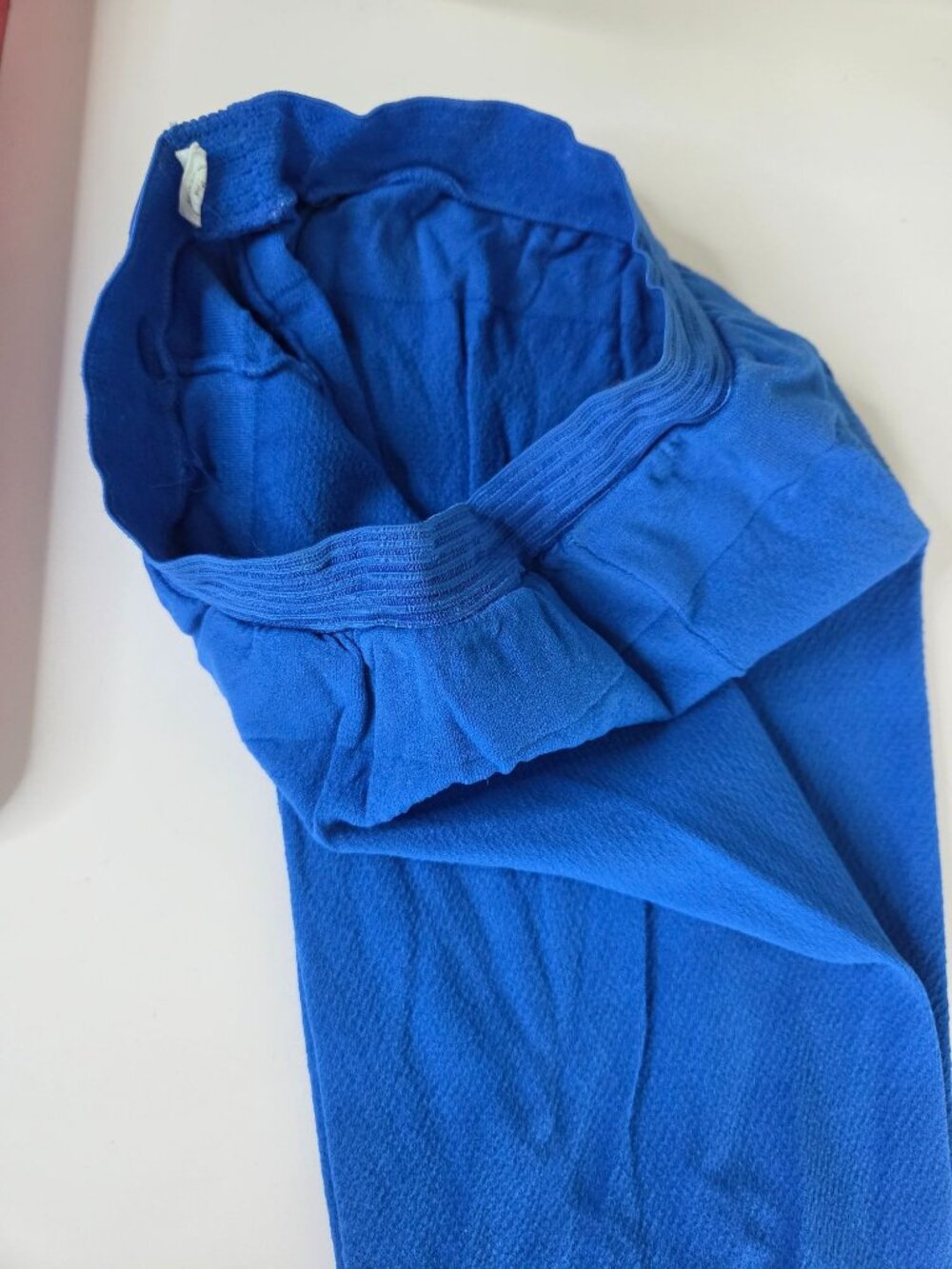 Vtg Girls Full Fashioned Non-Run Tights Blue Size Large Retro Packaging - Picture 10 of 13